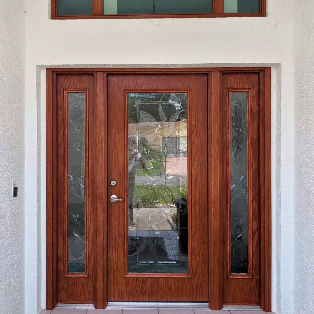Artisan entry door installation