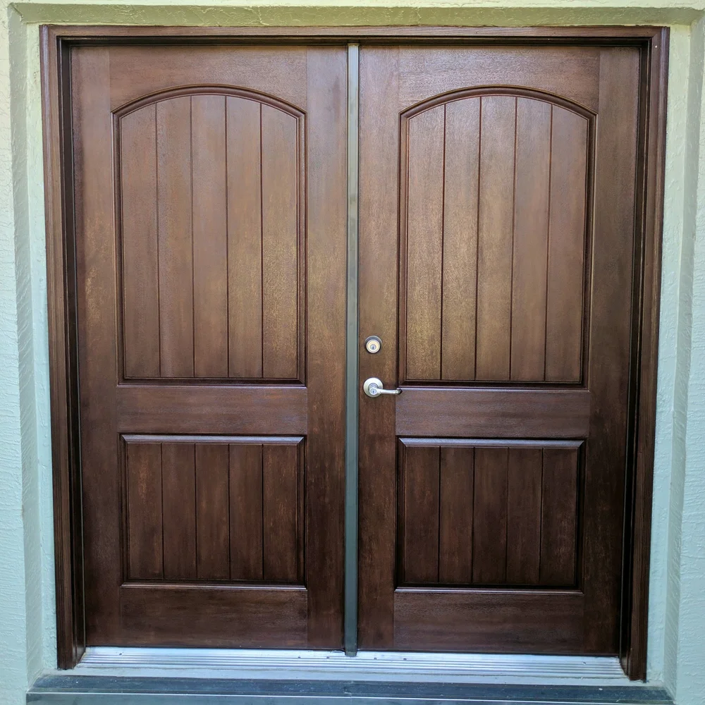 Artisan entry door installation