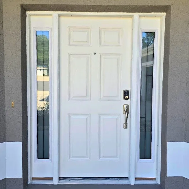 Artisan entry door installation